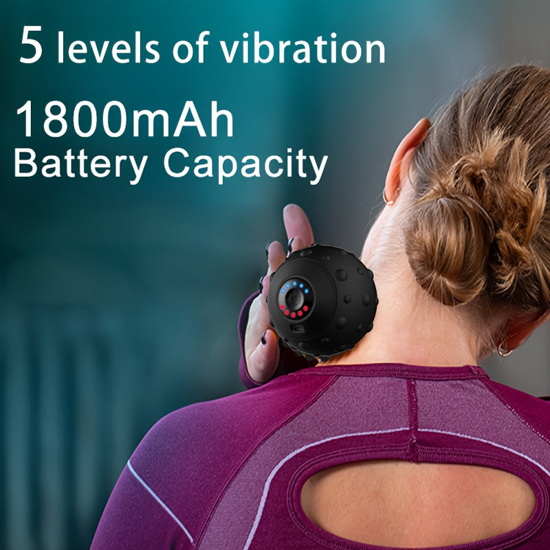 Vibration Massage Ball with 5-Speed Rechargeable